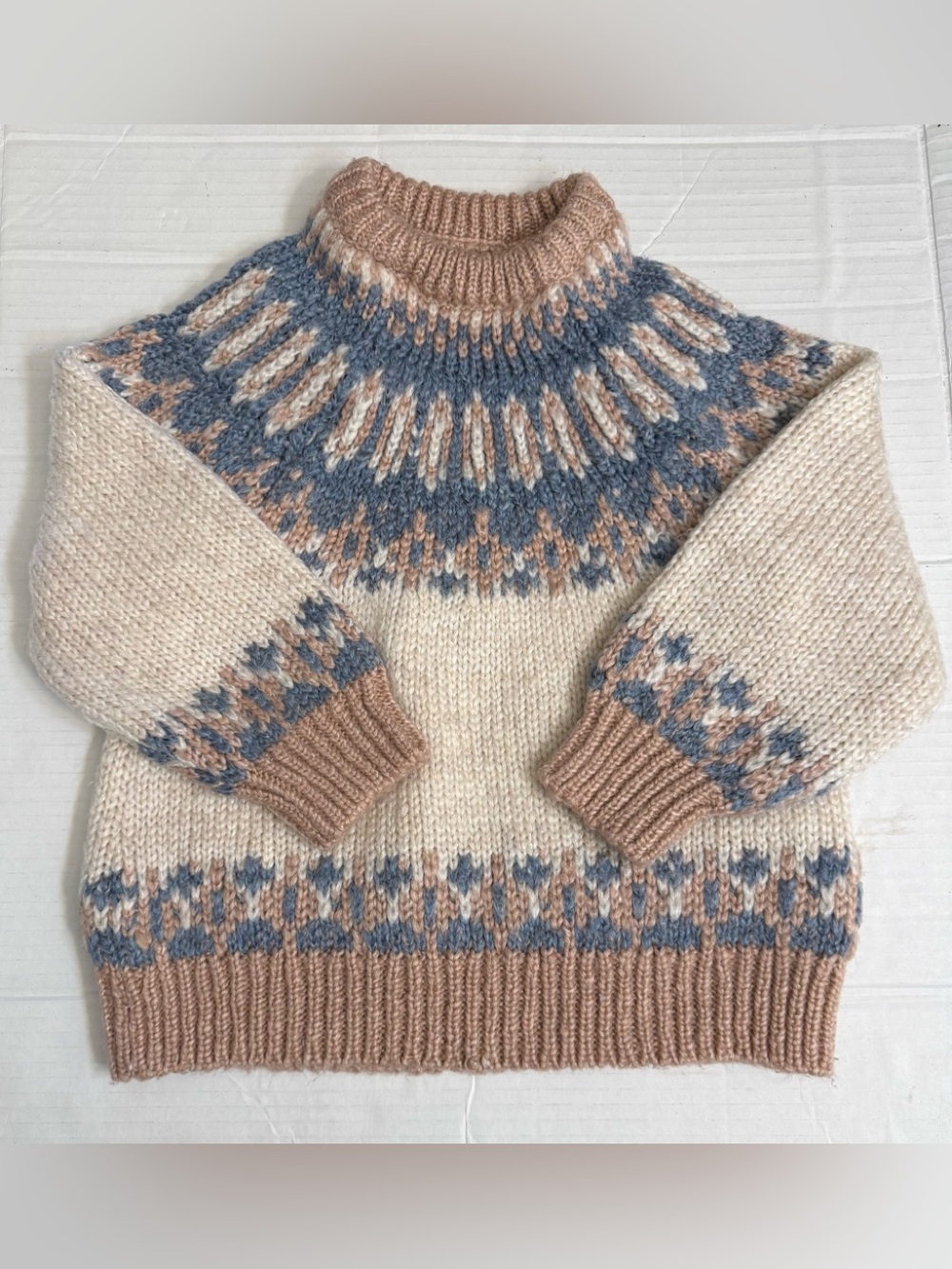 Zara girls' knit collection oversized sweater sz(3-4)
